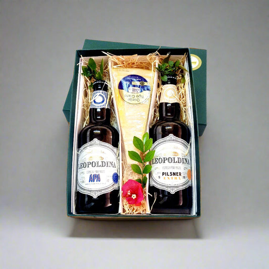 Kit Cervejas Leopoldina e Queijo